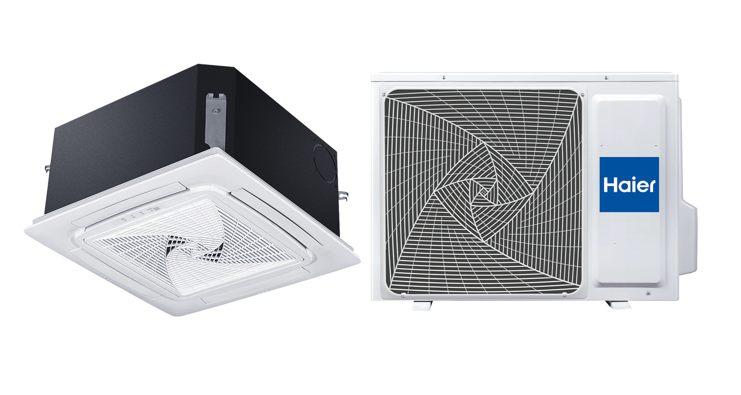 Aire Acondicionado HAIER CASSETTE 620 HC – Climatización Eficiente y Discreta para Oficinas y Comercios