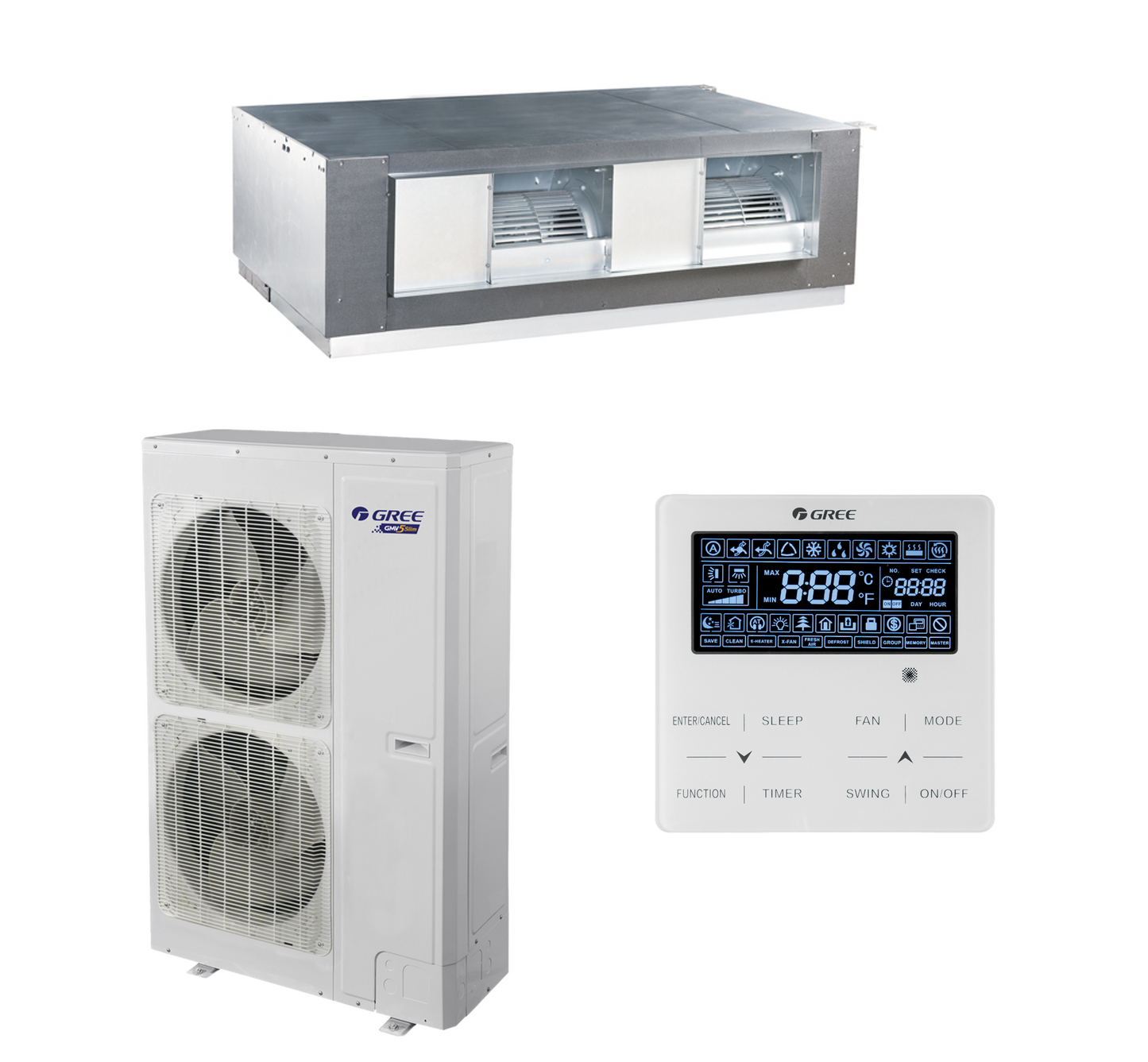 GREE air conditioning BIG DUCT ducts